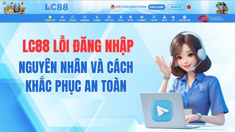 LC88 Lỗi Đăng Nhập – Nguyên Nhân Và Cách Khắc Phục An Toàn