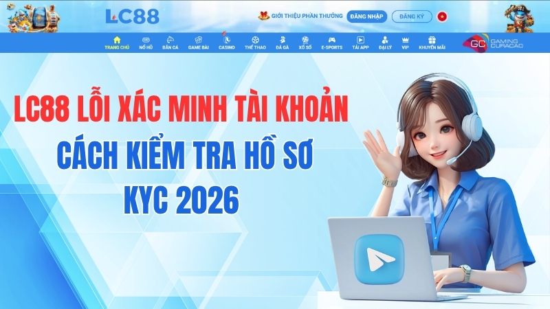 LC88 Lỗi Xác Minh Tài Khoản – Cách Kiểm Tra Hồ Sơ KYC